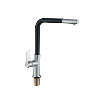 

Смеситель для кухни Formastone HB70501-7 с гайкой, хром/черный