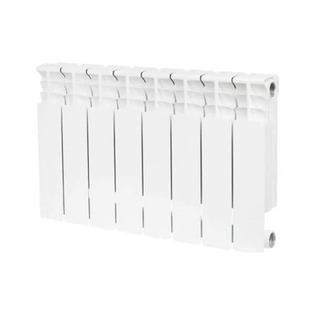 Радиатор биметаллический STOUT Space 350, 8 секций боковое подключение