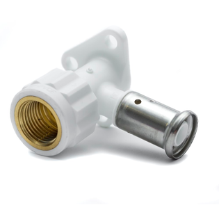 Водорозетка ВР, ПВДФ пресс (белая), 20x1/2" (56 мм), HENCO