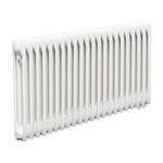 Трубчатый радиатор ТЕПЛОФОРТ ТР3057 ТВ, 22 секции, нижнее подключение ½”, белый глянец
