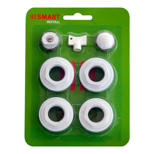 Универсальный комплект для монтажа радиаторов 1"х3/4"  (без кронштейнов) SMART Install