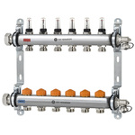 Коллектор распределительный Heimeier Dynacon Eclipse с регуляторами расхода, 6 контуров