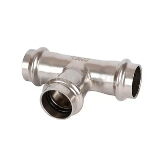 Тройник ROMMER переходной ВПр, 28х22х28, из нержавеющей стали прессовой