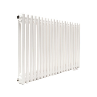 Трубчатый радиатор ТЕПЛОФОРТ ТР2057 ТВ, 20 секций, нижнее подключение ½”, белый глянец