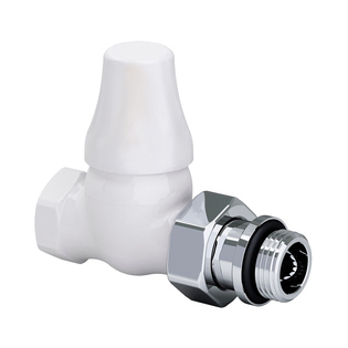 Запорный клапан SR Rubinetterie прямой серия Old Style 1/2, цвет  белый