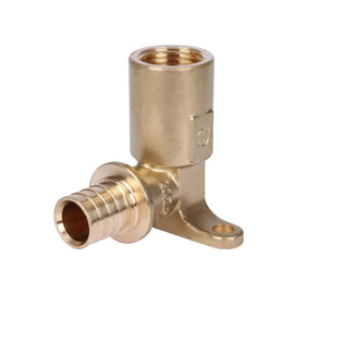 Угольник настенный STOUT с длинным нарезным патрубком 20-Rp 1/2"