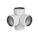 Крестовина угловая Ostendorf SKED 110/110/110х87°, Ger