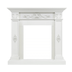 Деревянный портал Dimplex Derby 979х1047х342 - Белый дуб