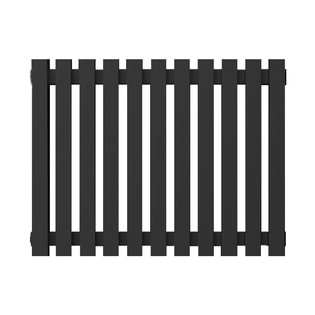 Радиатор КЗТО QUADRUM 40 V 500-8 Структурный черный шелк