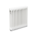 Трубчатый радиатор ТЕПЛОФОРТ ТР3057, 12 секций, боковое подключение 3/4”, белый глянец
