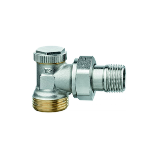 Радиаторный запорно-регулирующий клапан REGUTEC F,  G 3/4"х R 1/2", угловой, латунь