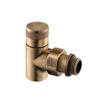 Запорный клапан угловой SR Rubinetterie 1/2", цвет бронза