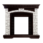 Каменный портал Dimplex Glasgow 1110х1160х400 - Венге/Белый