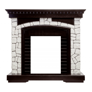 Каменный портал Dimplex Glasgow 1110х1160х400 - Венге/Белый