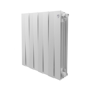 Секционный биметаллический радиатор Royal Thermo PianoForte 500, Bianco Traffico, секций 8