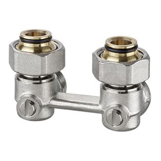 Клапан для нижнего подключения Heimeier Vekotrim угловой, для двухтрубной системы, G 3/4"