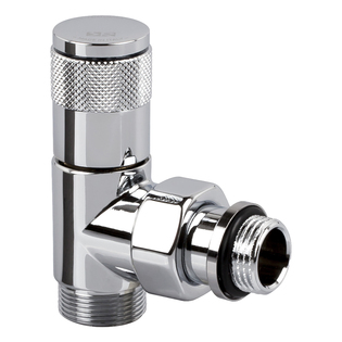 Угловой вентиль SR Rubinetterie Tondera, ручная регулировка 1/2"х3/4" E, цвет хром