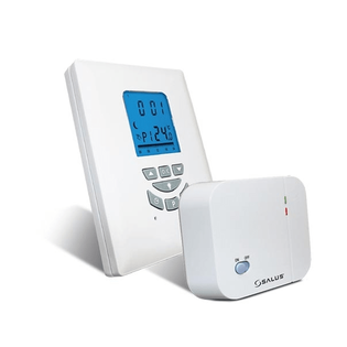 Беспроводной терморегулятор Salus T105RF, программируемый, накладной, с питанием на батарейках