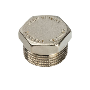 Заглушка STOUT НР никелированная 3/4