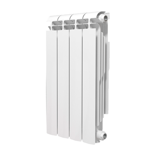 Радиатор алюминиевый Теплоприбор, с межосевым расстоянием 500мм, 4 секции