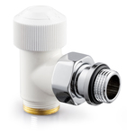 Угловой клапан SR Rubinetterie Tondera термостатический 1/2"х3/4" Е, цвет белый