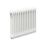 Трубчатый радиатор ТЕПЛОФОРТ ТР3057, 14 секций, боковое подключение 3/4”, белый глянец