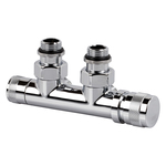 Узел нижнего подключения SR Rubinetterie угловой 1/2"х3/4"Е Хром (правый)