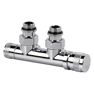 Узел нижнего подключения SR Rubinetterie угловой 1/2"х3/4"Е Хром (правый)