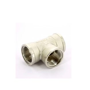 Тройник TIEMME ВВ никелированный 1 1/4