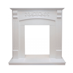 Деревянный портал Dimplex Sorrento угловой 950х940х660 - Белый дуб