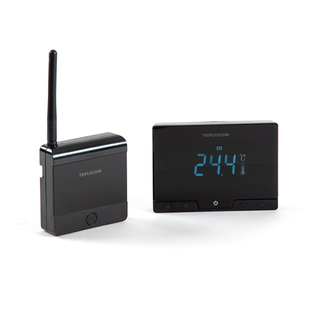 Беспроводной термостат комнатный TEPLOCOM TS-Prog/LUX-RF