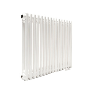 Трубчатый радиатор ТЕПЛОФОРТ ТР2057 ТВ, 16 секций, нижнее подключение ½”, белый глянец