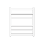 Полотенцесушитель водяной Primoclima Nox 30 Water White 60*50 3_3