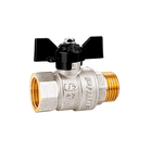 Кран шаровой латунный LD Pride 47.32.B-Н.Б