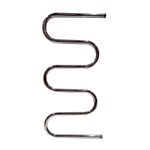 Полотенцесушитель КЗТО Ш-обр. нерж. 1" 1000х500 (плазм. полиров.)