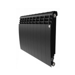 Секционный биметаллический радиатор Royal Thermo BiLiner 500 V, Noir Sable, количество секций 10