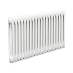 Трубчатый радиатор ТЕПЛОФОРТ ТР3057, 20 секций, боковое подключение 3/4”, белый глянец