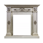 Деревянный портал Dimplex Derby 979х1047х342 - Old silver