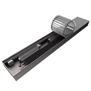 Внутрипольный конвектор КЗТО Бриз В 260*80 *800 Конц прав 24В FCM/БП36 U (5Ал 12)