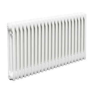Трубчатый радиатор ТЕПЛОФОРТ ТР3057, 22 секции, боковое подключение 3/4”, белый глянец
