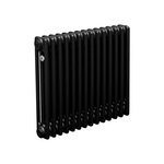 Трубчатый радиатор ТЕПЛОФОРТ ТР3057, 14 секций, боковое подключение 3/4”, черный мат