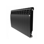 Секционный биметаллический радиатор Royal Thermo BiLiner 500 V, Noir Sable, количество секций 12