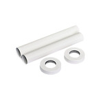 Комплект декоративных трубок SR Rubinetterie 160хD 18-20-1/2" цвет белый