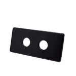 Двойная маскирующая розетка Schlosser 150/70 L50 Ral 9005