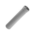 Труба канализационная UPONOR раструбная Д.110мм 0,5М ПП, серая '10C