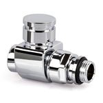 Вентиль запорный SR Rubinetterie прямой серия "Prestige & Minimal" 1/2", цвет хром