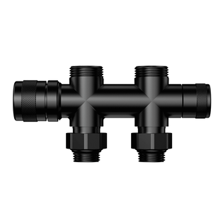 Узел нижнего подключения терм. Primoclima Armature "Lunar" прямой 1/2х3/4 Е, оружейный металл