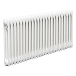 Трубчатый радиатор ТЕПЛОФОРТ ТР3057, 24 секции, боковое подключение 3/4”, белый глянец