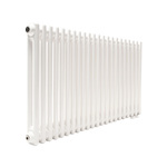 Трубчатый радиатор ТЕПЛОФОРТ ТР2057 ТВ, 22 секции, нижнее подключение ½”, белый глянец