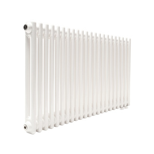 Трубчатый радиатор ТЕПЛОФОРТ ТР2057 ТВ, 22 секции, нижнее подключение ½”, белый глянец